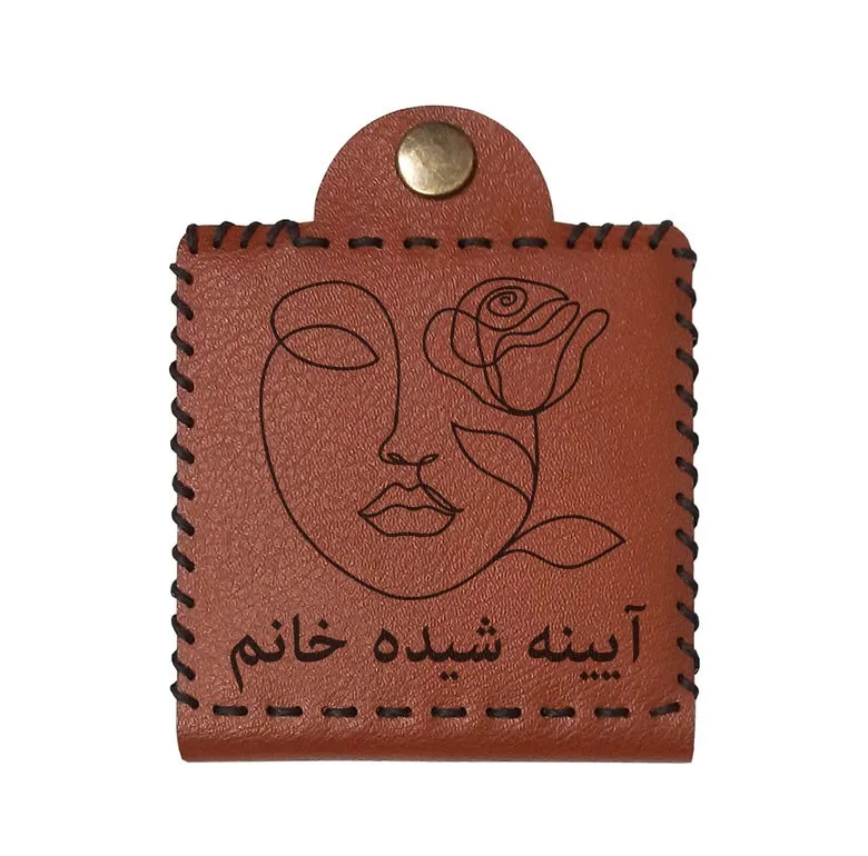 آینه جیبی مدل  اسم شیده طرح گل