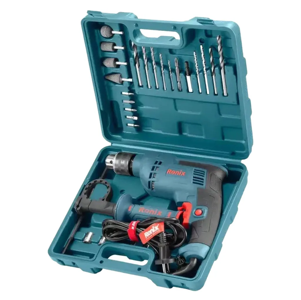 مجموعه 29 عددی دریل  چکشی رونیکس مدل RS-0007
