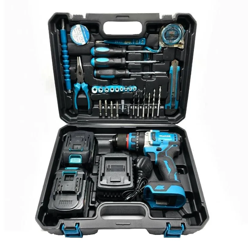مجموعه 25 عددی دریل گیربکسی چکشی سه نظام 13میلیمتری 148 ولت ماکیتا مدل MV05-148V