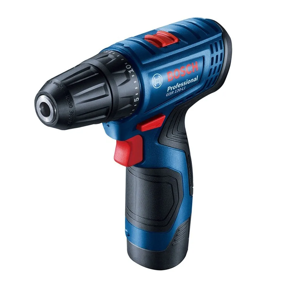 دریل پیچ گوشتی چکشی شارژی بوش مدل GSB 120-LI 2Ah