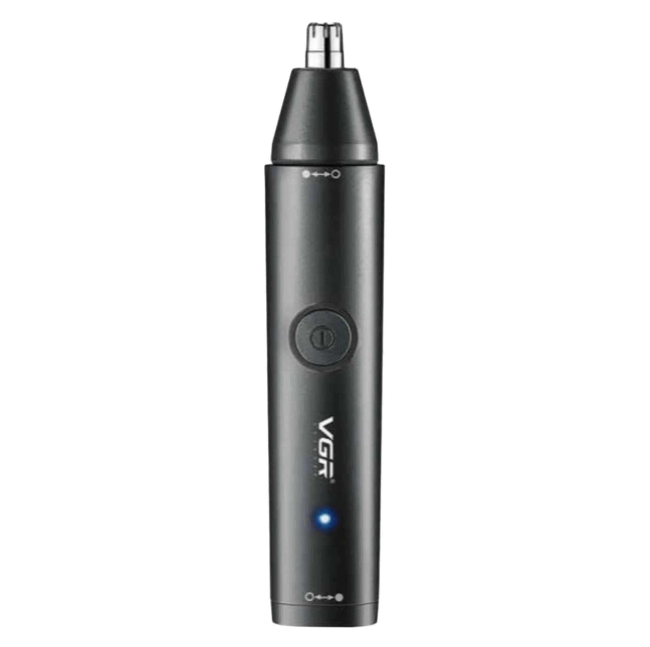ماشین اصلاح موی سر و صورت وی جی ار مدل V-613 با تیغه استیل ضدزنگ، ضدآب، نحوه اصلاح چرخشی، وزن 100 گرم، مدت زمان استفاده و شارژ 1 ساعت