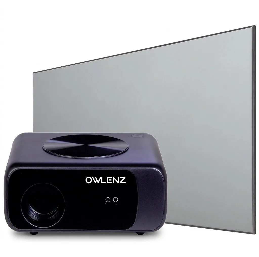 مینی ویدئو پروژکتور النز مدل SD550 به همراه پرده نمایش