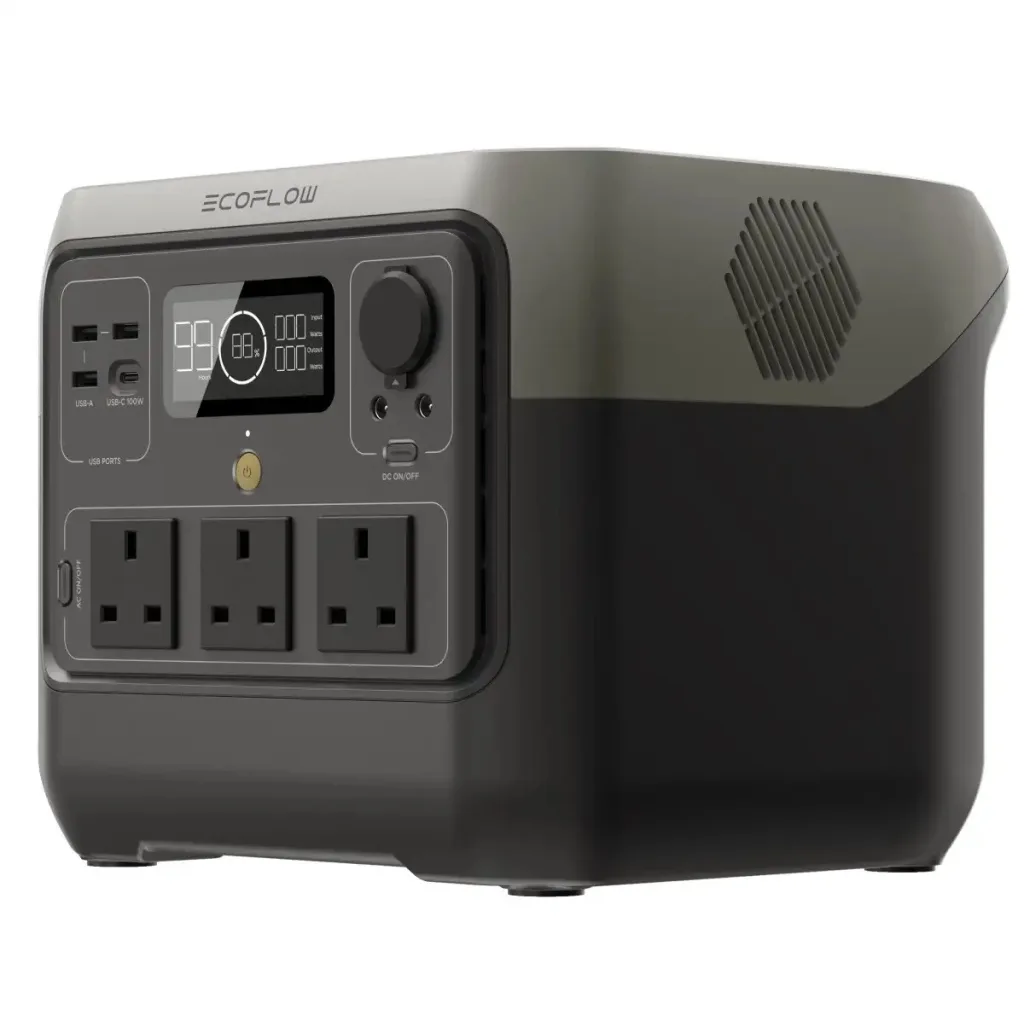 پاور استیشن 800 وات اکوفلو مدل RIVER 2 Pro (UK version) ظرفیت 768 وات ساعت