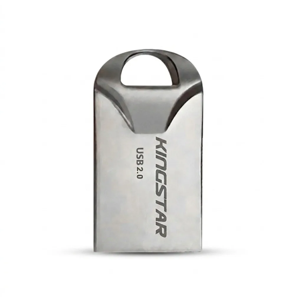 فلش مموری 32 گیگابایت کینگ استار مدل KS218 با رابط USB 2.0 و بدنه فلزی بندانگشتی