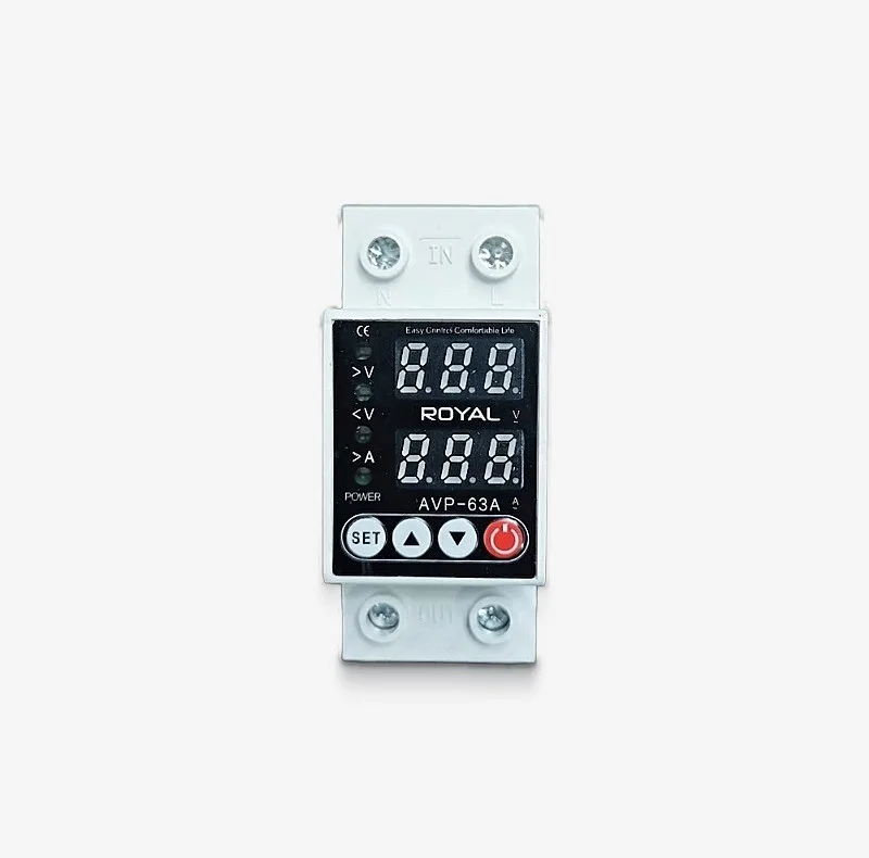 محافظ ولتاژ 63 آمپر رویال مدل 2P63A