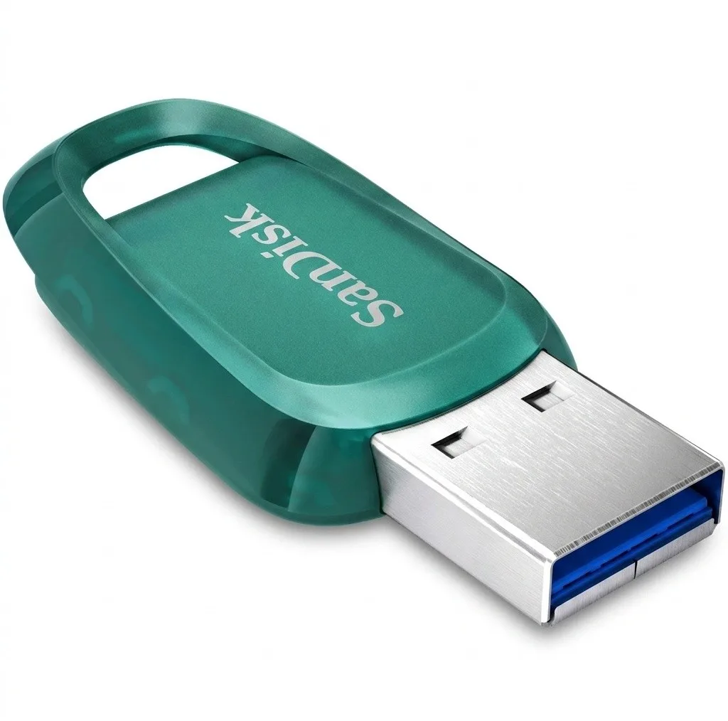 فلش مموری سن دیسک مدل Ultra Eco™ USB 3.2 ظرفیت 128 گیگابایت، مقاوم در برابر شوک و لرزش