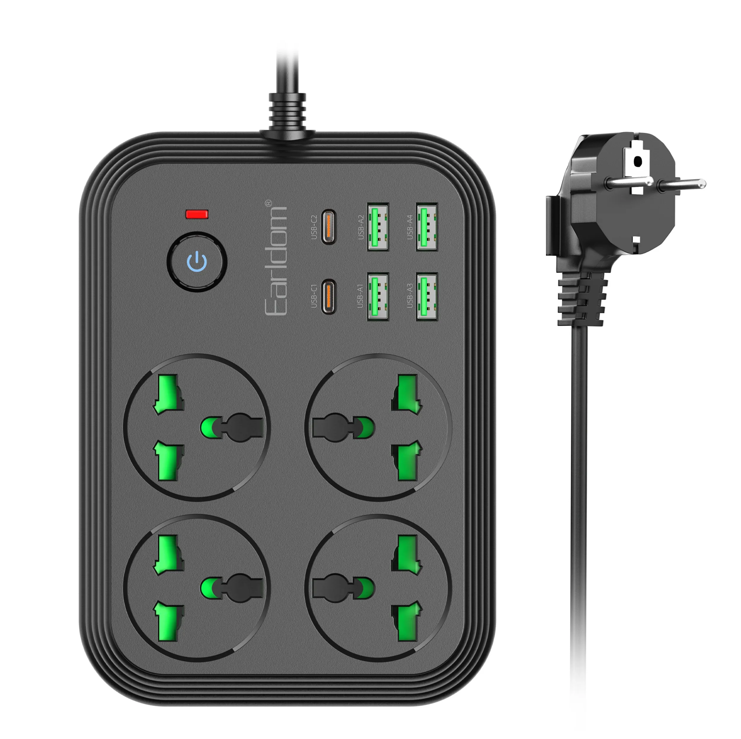 چندراهی برق ارلدام مدل POWER SOCKET SC25