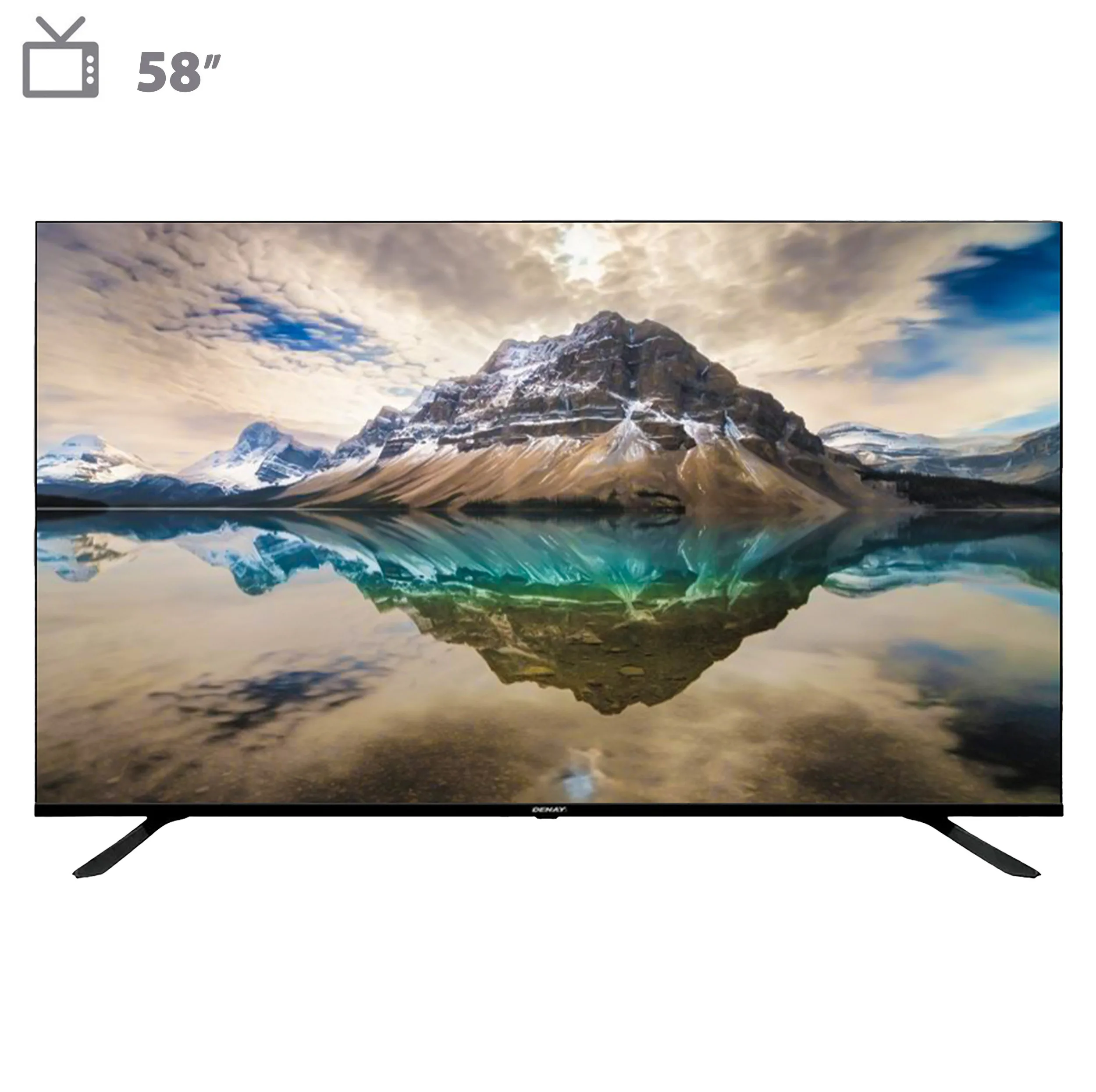 تلویزیون 58 اینچ کیو ال ای دی هوشمند دنای مدل K-58GF4Q