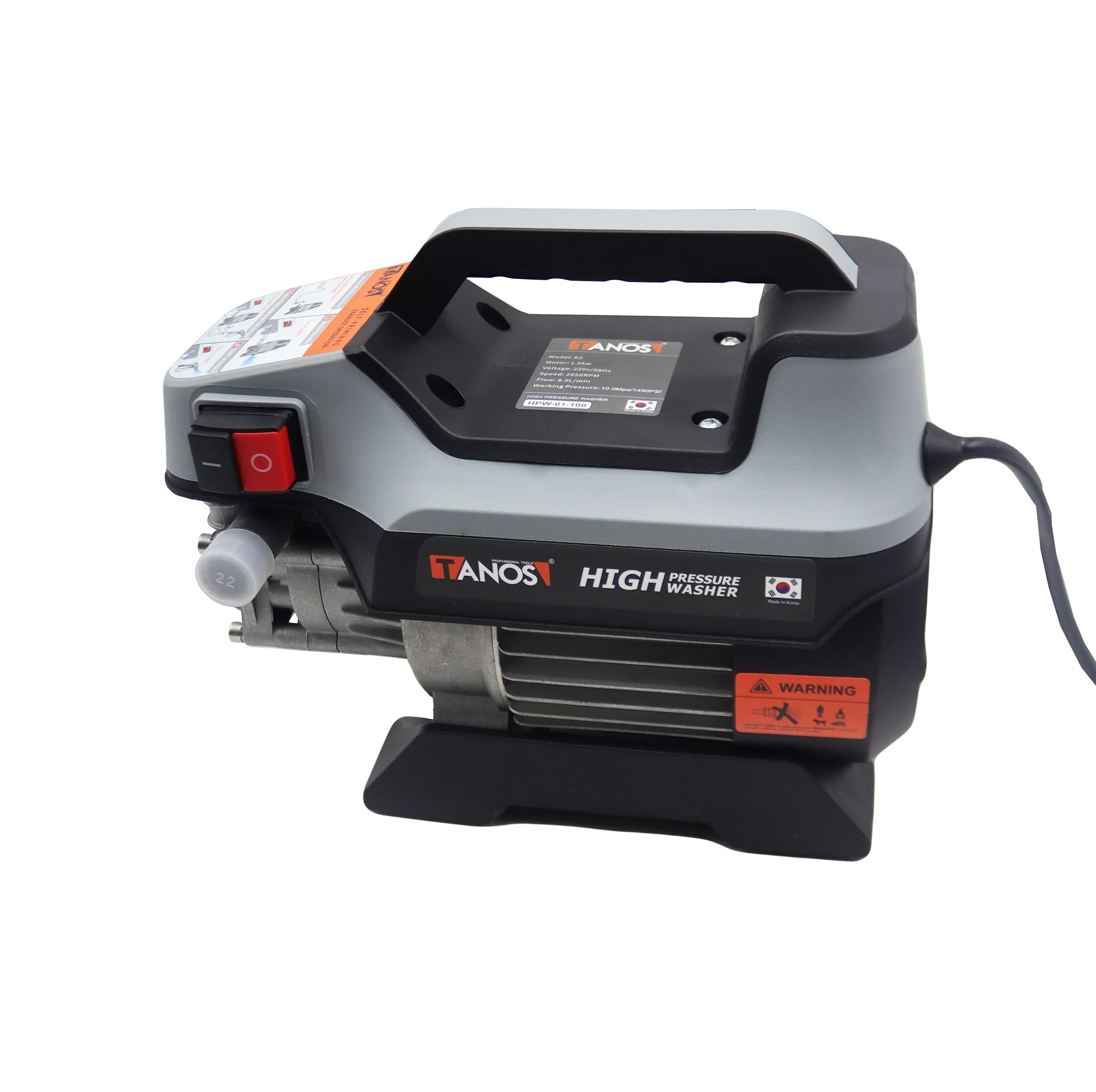 کارواش دینامی 100 بار 1300 وات تانوس مدل YP-HPW-010-100