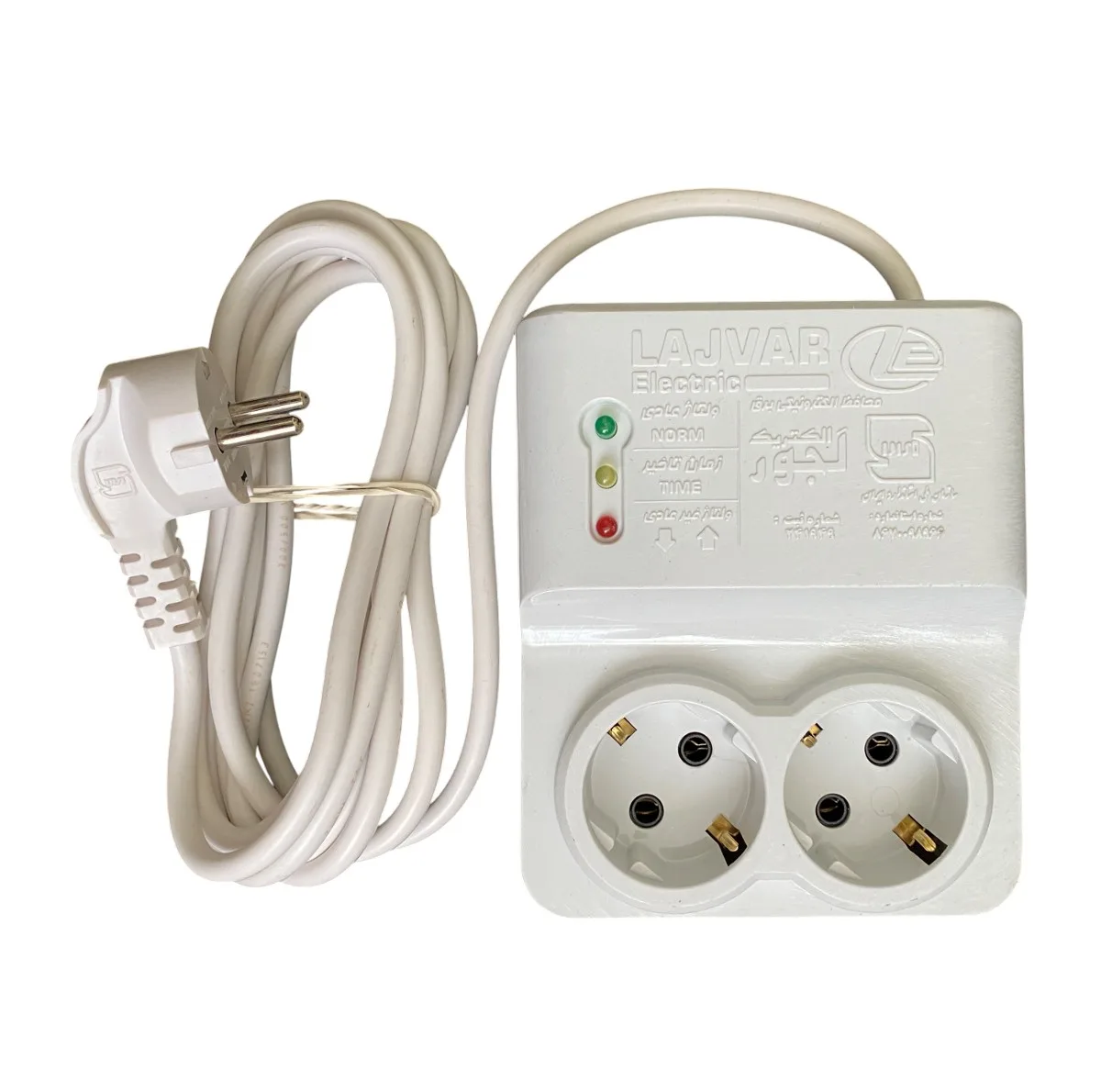 محافظ ولتاژ لجور الکتریک مدل L109 - 3500W - 16A - 1.8Meter