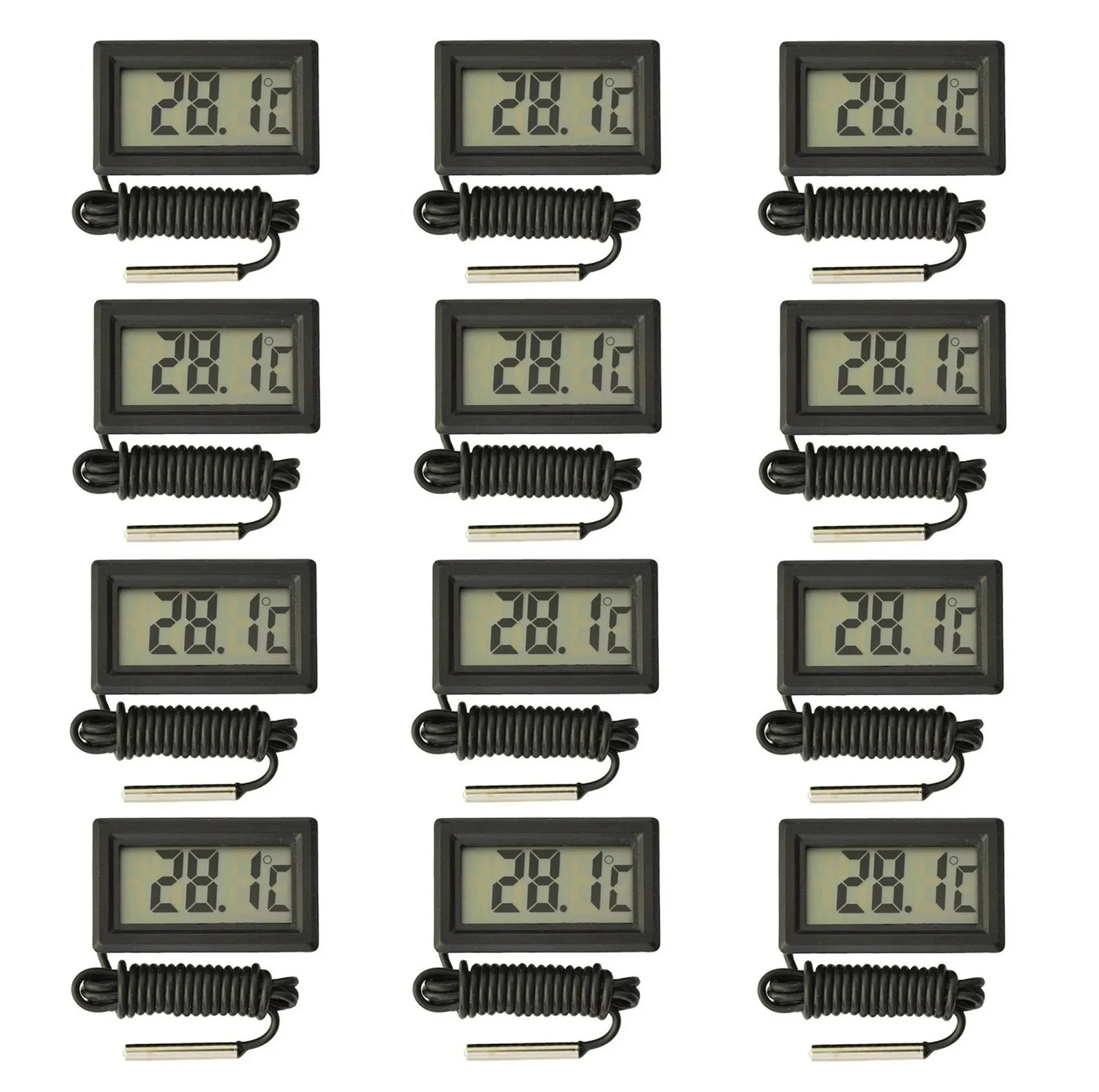 دماسنج دیجیتالی مدل TPM-10 بسته 12 عددی
