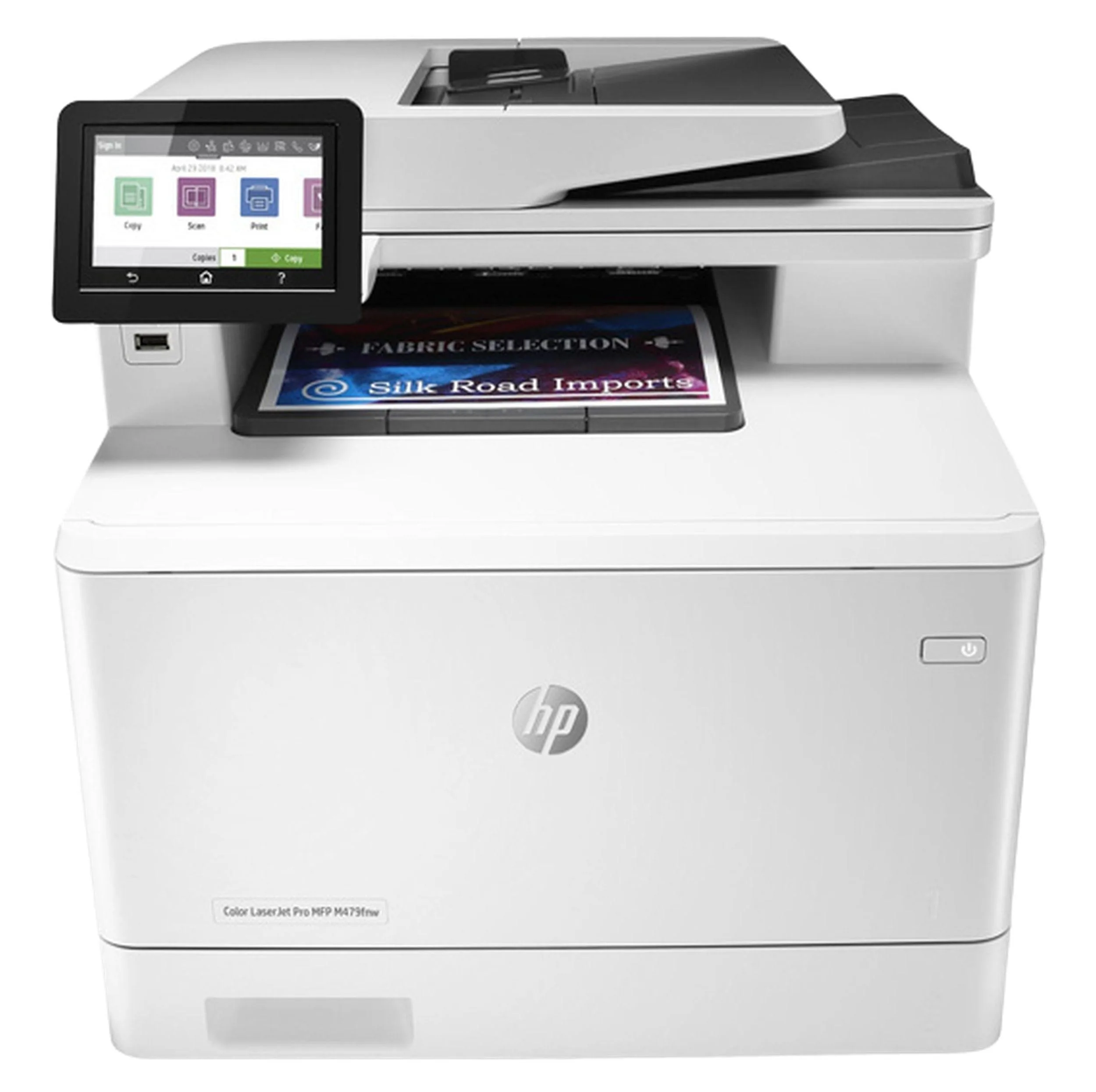 پرینتر اچ ‌پی رنگی چهار کاره با چاپ لیزری مدل Color LaserJet Pro MFP M479fnw، سایز چاپ A4، قابلیت چاپ دو رو