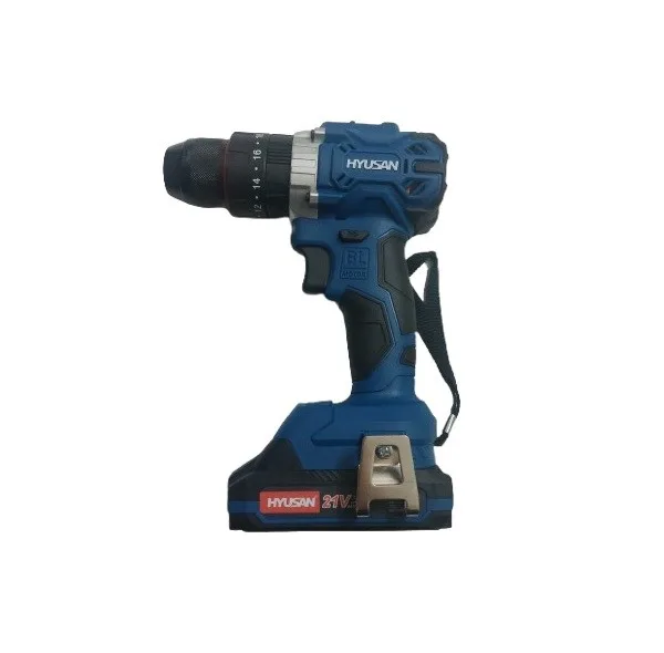 دریل پیچ گوشتی شارژی براشلس چکشی 21 ولت هیوسان مدل HS2135B