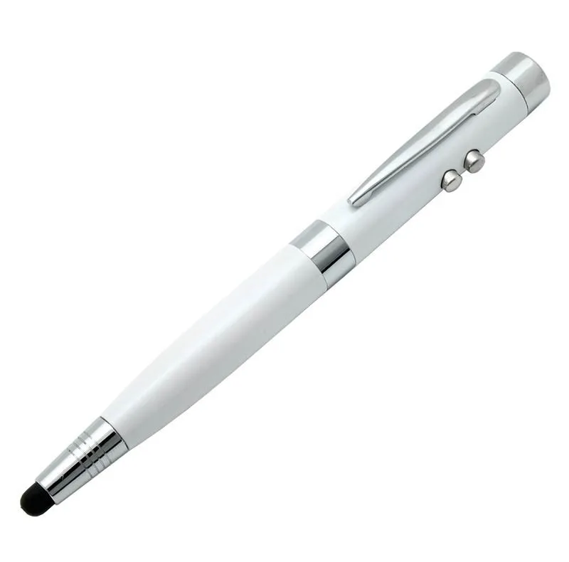 فلش مموری 16 گیگابایت پرلیت یو اس بی مدل U-86 با طرح خودکار 6کاره، چراغ‌قوه، چراغ UV تست اسکناس، لیزر و قلم لمسی دیجیتالی