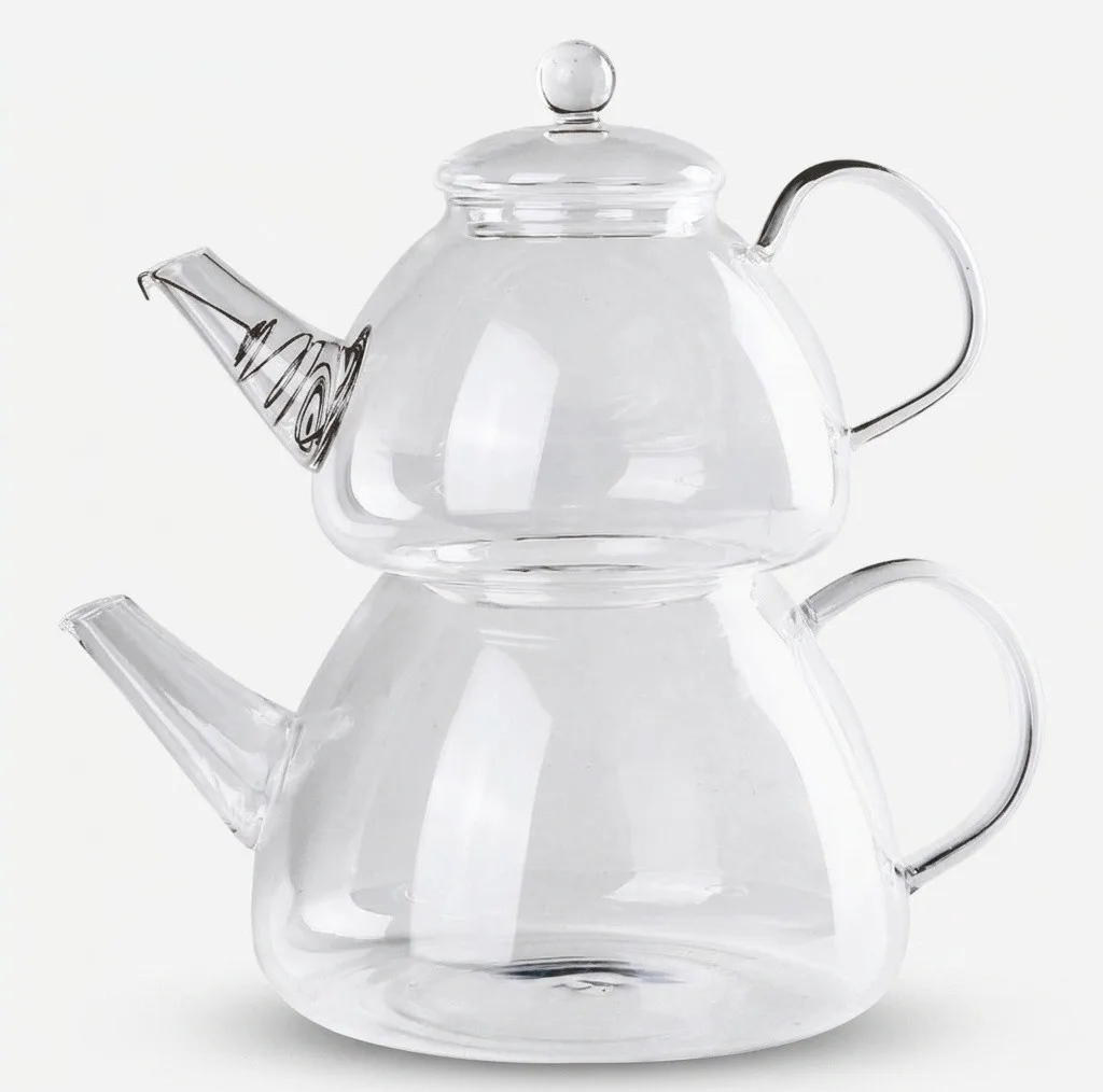 ست کتری و قوری مدل GLASS POT SET
