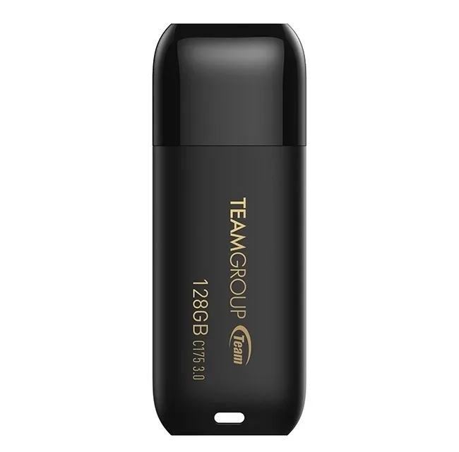 فلش مموری تیم گروپ مدل C175 ظرفیت 128 گیگابایت با رابط USB 3.1، سرعت خواندن 60 مگابایت بر ثانیه و پشتیبانی از حالت صرفه‌جویی در انرژی
