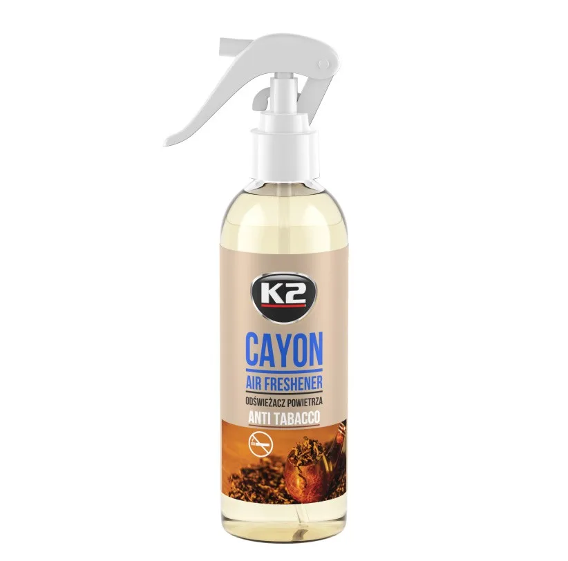 اسپری خوشبوکننده ضد بوی سیگار کی‌تو مدل CAYON ANTI TOBACCO M117 حجم 250 میلی‌لیتر