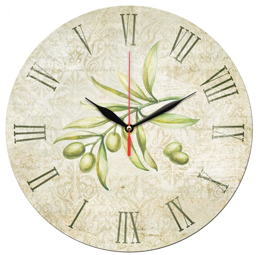 ساعت دیواری طرح شاخه زیتون کد 1332