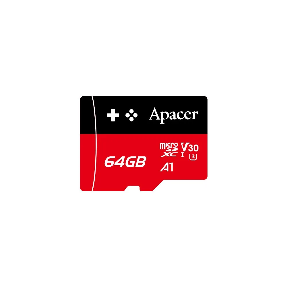 کارت حافظهMicroSDXC اپیسر مدلGaming card استاندارد XC CL10 U3 سرعت  100/80MBps ظرفیت 64 گیگابایت